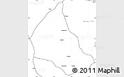 Blank Simple Map of Goaso