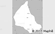 Gray Simple Map of Goaso