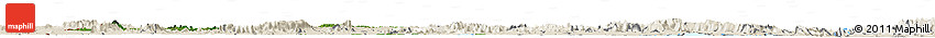 Satellite Horizon Map of Brong Ahafo, shaded relief outside Satellite Horizon Map of Brong Ahafo, shaded relief outside