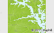 Physical 3D Map of Kwame Danso