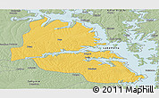 Savanna Style Panoramic Map of Kwame Danso