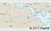 Shaded Relief Panoramic Map of Kwame Danso