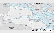 Silver Style Panoramic Map of Kwame Danso