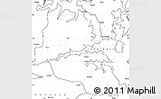 Blank Simple Map of Kwame Danso