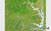 Satellite Map of Brong Ahafo