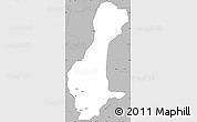 Gray Simple Map of Nkoranza
