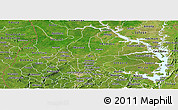 Satellite Panoramic Map of Brong Ahafo