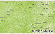 Physical 3D Map of Sunyani