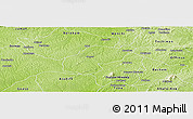 Physical Panoramic Map of Sunyani