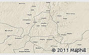 Shaded Relief 3D Map of Techiman