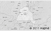 Silver Style 3D Map of Techiman