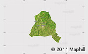 Satellite Map of Techiman, cropped outside