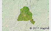 Satellite Map of Techiman, lighten