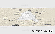 Classic Style Panoramic Map of Techiman