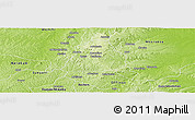 Physical Panoramic Map of Techiman