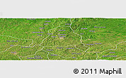 Satellite Panoramic Map of Techiman