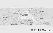 Silver Style Panoramic Map of Techiman