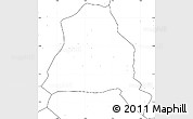 Blank Simple Map of Techiman, no labels