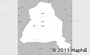 Gray Simple Map of Techiman