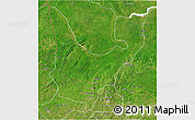 Satellite 3D Map of Wenchi