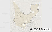 Shaded Relief 3D Map of Wenchi, lighten