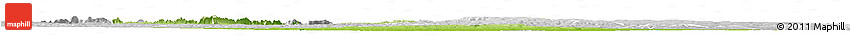 Physical Horizon Map of Wenchi, lighten, desaturated