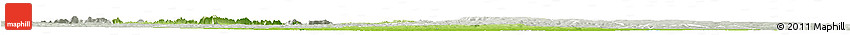 Physical Horizon Map of Wenchi, lighten, semi-desaturated