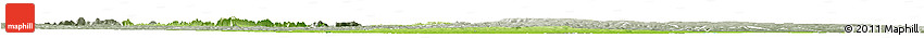 Physical Horizon Map of Wenchi, semi-desaturated