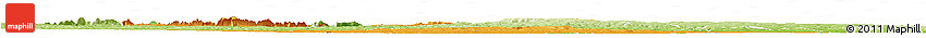 Political Horizon Map of Wenchi, physical outside