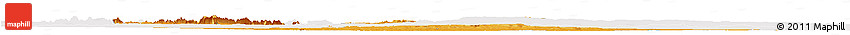 Political Horizon Map of Wenchi, single color outside