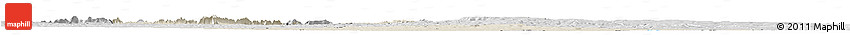 Shaded Relief Horizon Map of Wenchi, desaturated