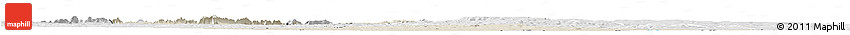 Shaded Relief Horizon Map of Wenchi, lighten, desaturated