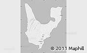 Gray Map of Wenchi, single color outside