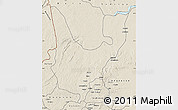 Shaded Relief Map of Wenchi