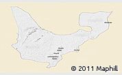 Classic Style Panoramic Map of Wenchi, single color outside