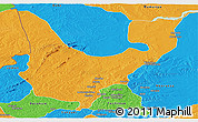 Political Panoramic Map of Wenchi