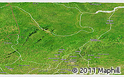 Satellite Panoramic Map of Wenchi
