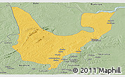 Savanna Style Panoramic Map of Wenchi