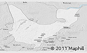 Silver Style Panoramic Map of Wenchi