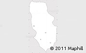 Silver Style Simple Map of Anyan-Breman, cropped outside