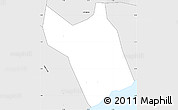Silver Style Simple Map of Asebu
