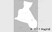 Gray Simple Map of Nyaakrom-Nkum