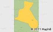 Savanna Style Simple Map of Nyaakrom-Nkum