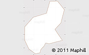 Classic Style Simple Map of Winneba, cropped outside