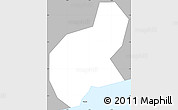 Gray Simple Map of Winneba