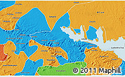 Political 3D Map of Abefiti