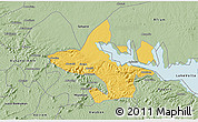 Savanna Style 3D Map of Abefiti