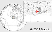 Blank Location Map of Abefiti