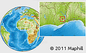 Physical Location Map of Abefiti