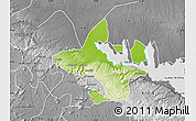 Physical Map of Abefiti, desaturated